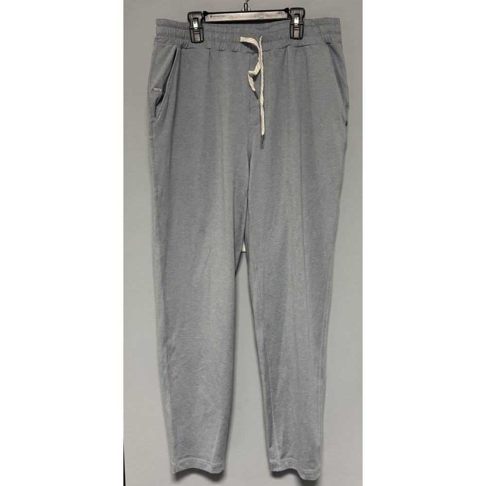 Vuori Jogger Pants Ponto Performance Mens Steel Heather Dream Knit Size L